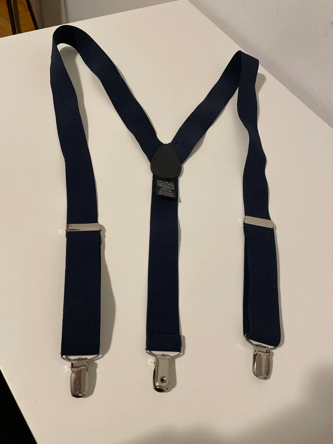 Navy Blue Suspenders