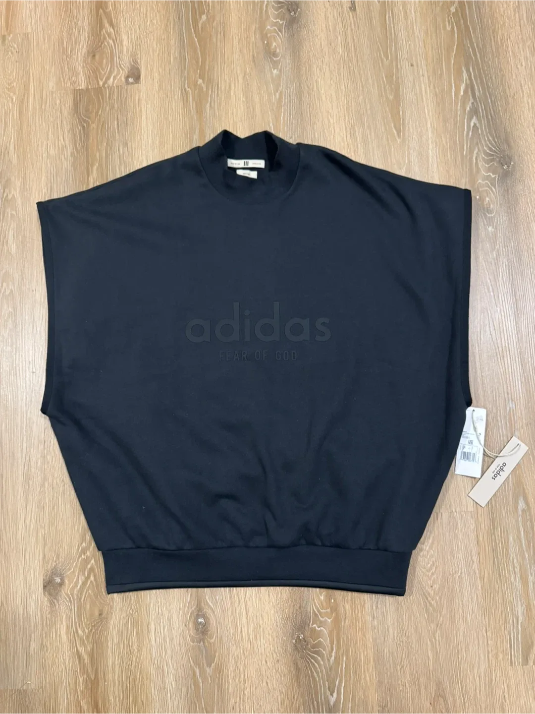 FOG Fear of God x Adidas Black Athletics Muscle Sweatshirt