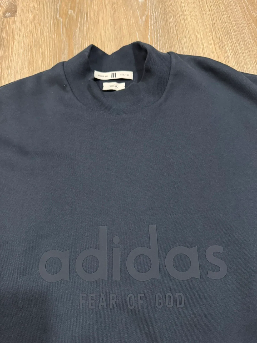 FOG Fear of God x Adidas Black Athletics Muscle Sweatshirt image indicator(2)