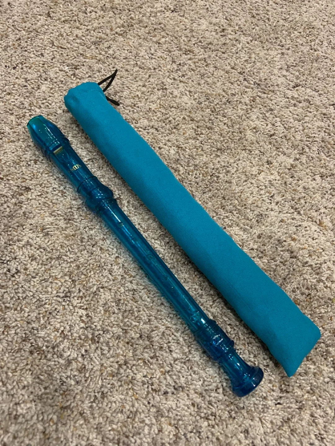 EMUS Blue Recorder with Case