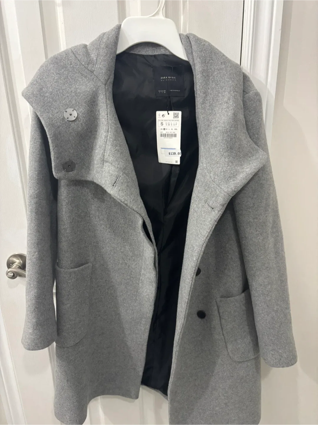 Women’s Zara small wool coat -$100 image indicator(2)