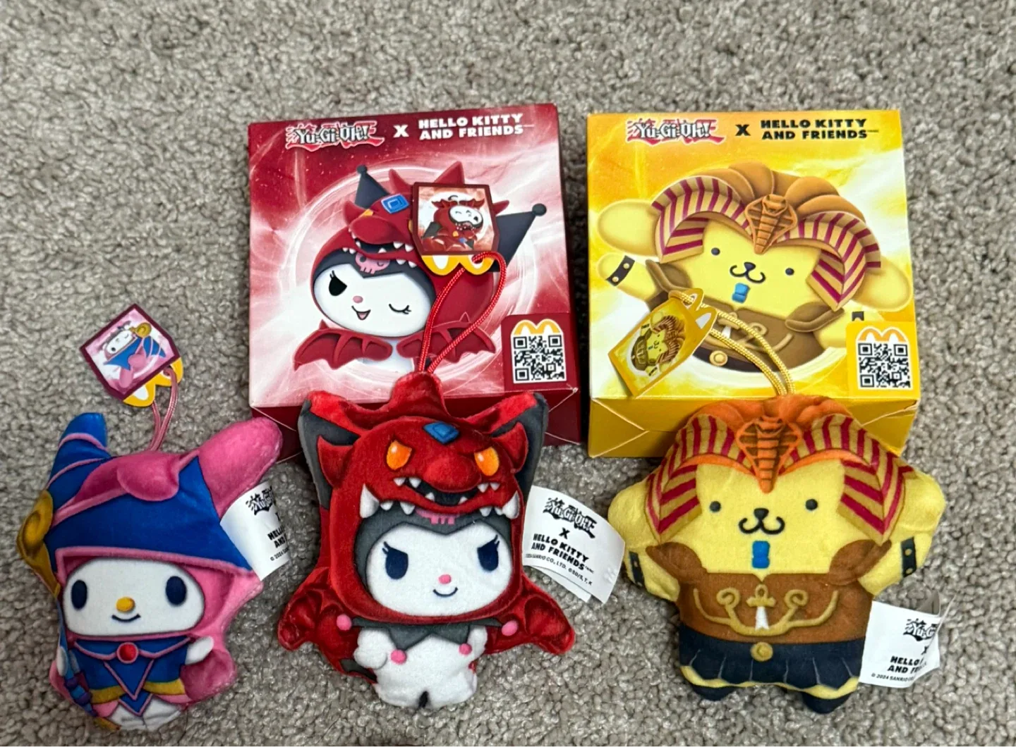 Hello Kitty x Yu-Gi-Oh! Plushies - New