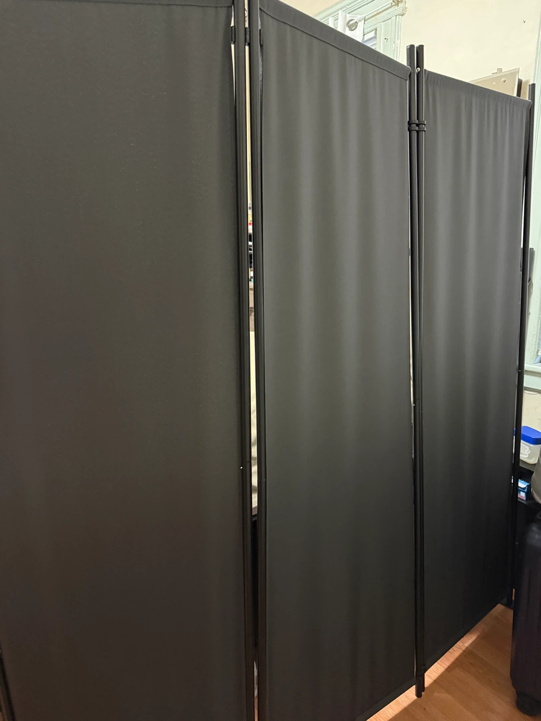 VEVOR 4-Panel Black Room Divider - photo 3