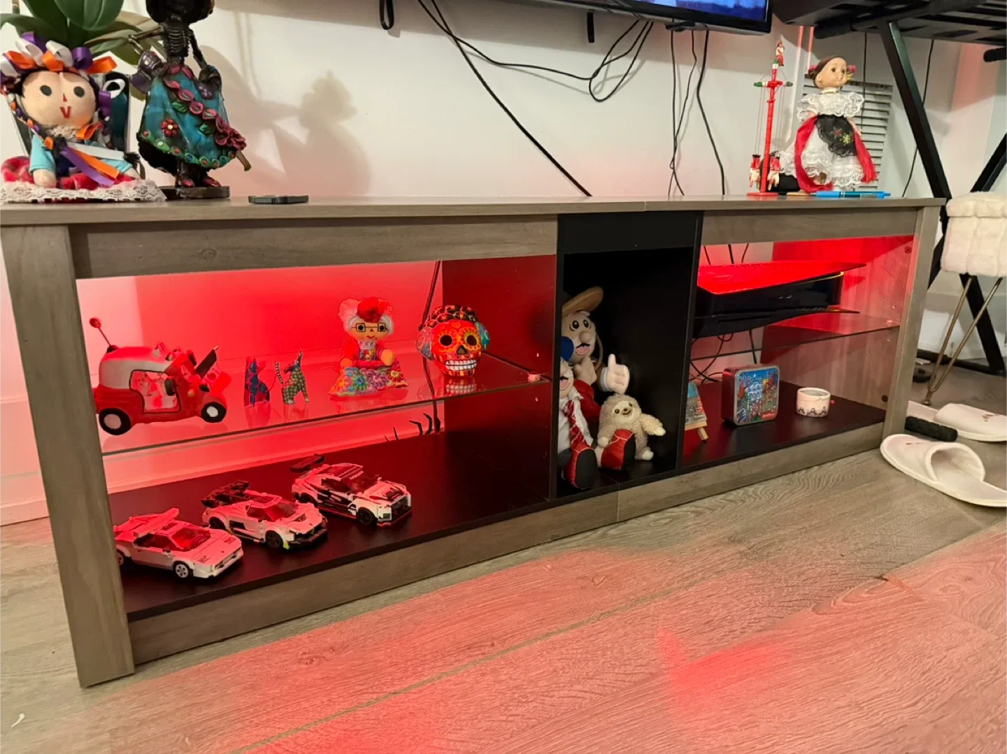 TV Stand with LED Lighting