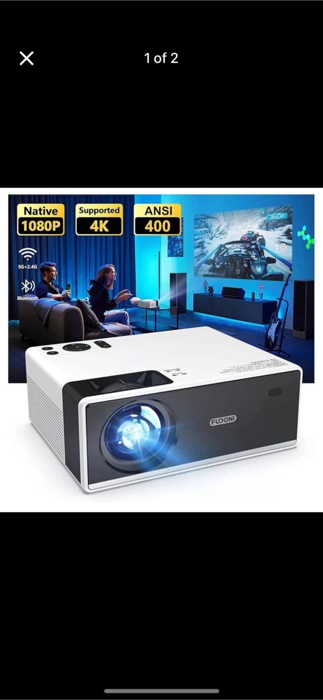 FUDONI 1080P/4K Projector