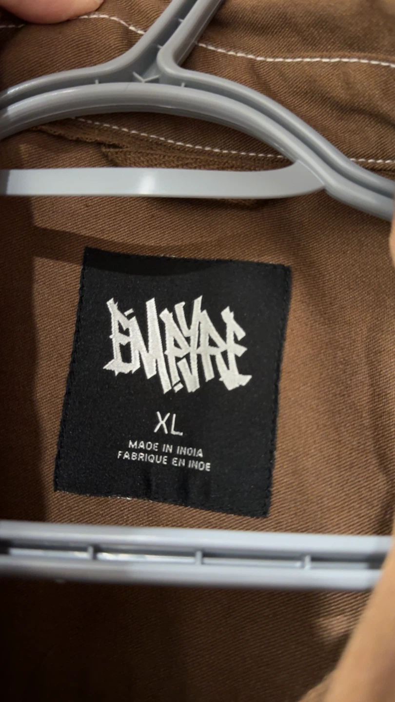 Empyre Amplify Bison Brown Zip Work Shirt. - photo 2