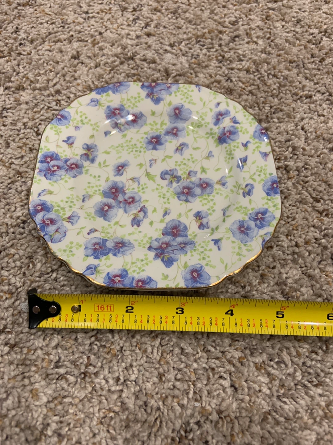 Lord Nelson Ware Floral Plate - photo 3