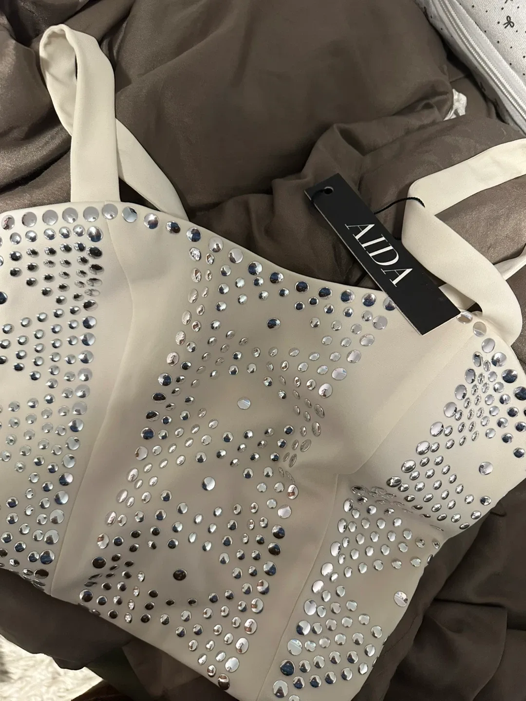 AIDA Rhinestone Corset Top image indicator(2)