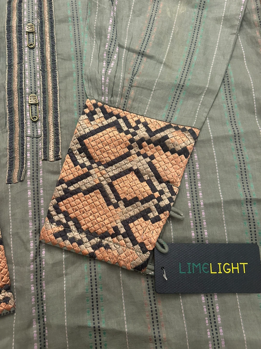 LimeLight Striped Kurti - Size M - photo 3