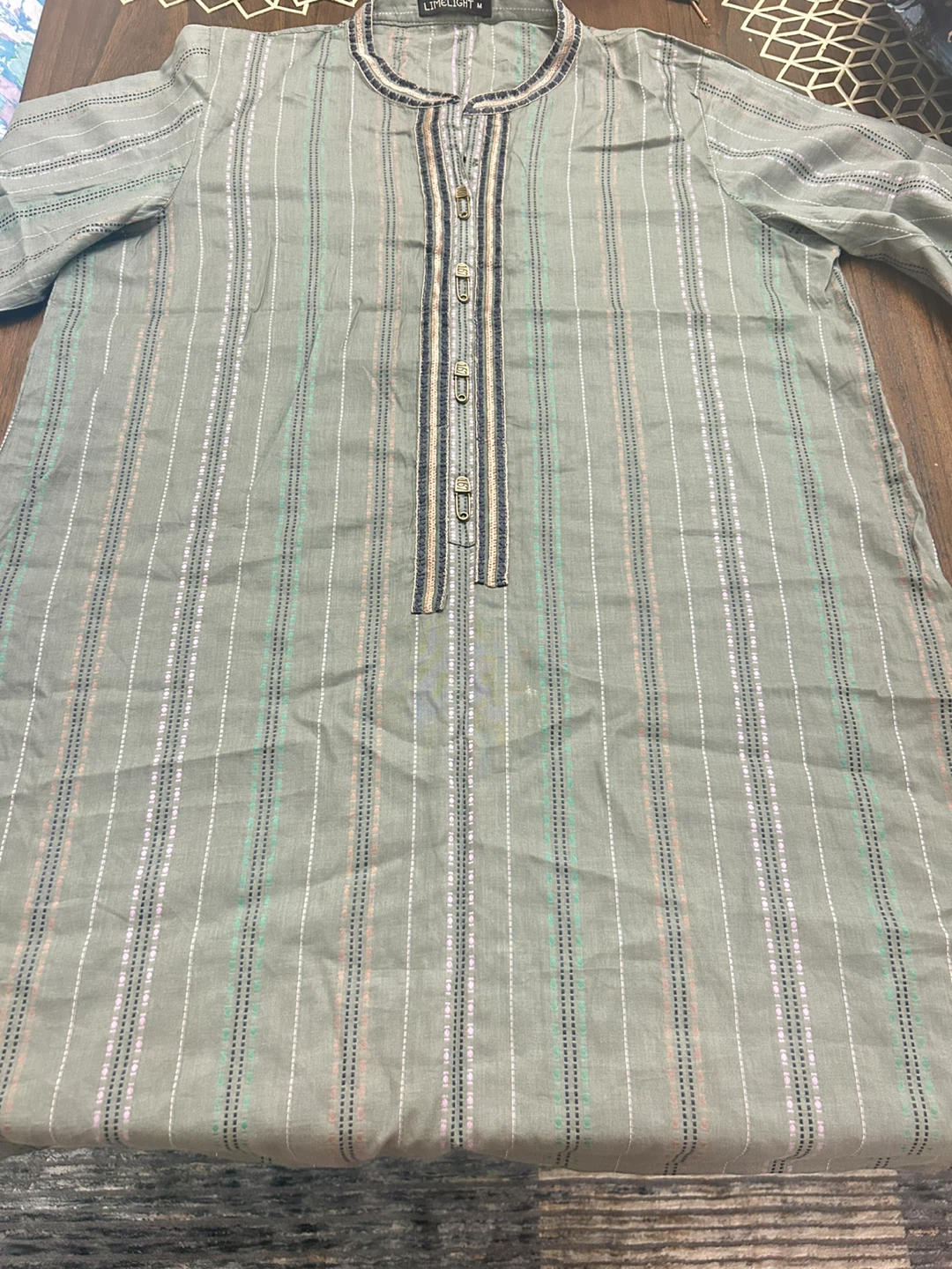 LimeLight Striped Kurti - Size M