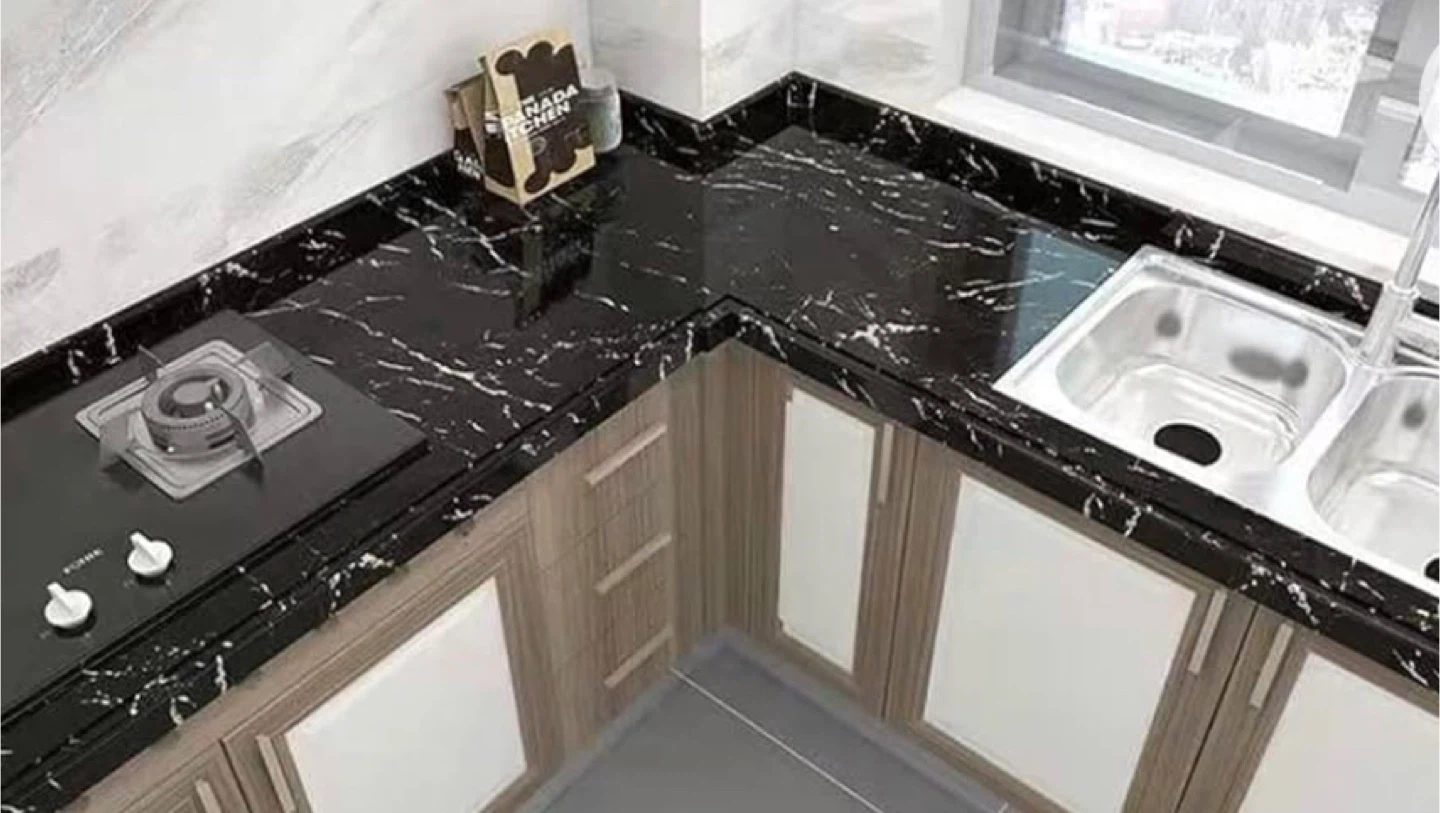 Granite design wallPaper - Black & White - photo 2