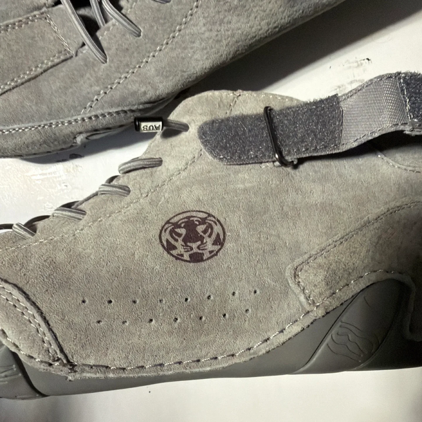 CLOHOO Gray Suede Boots image indicator(6)