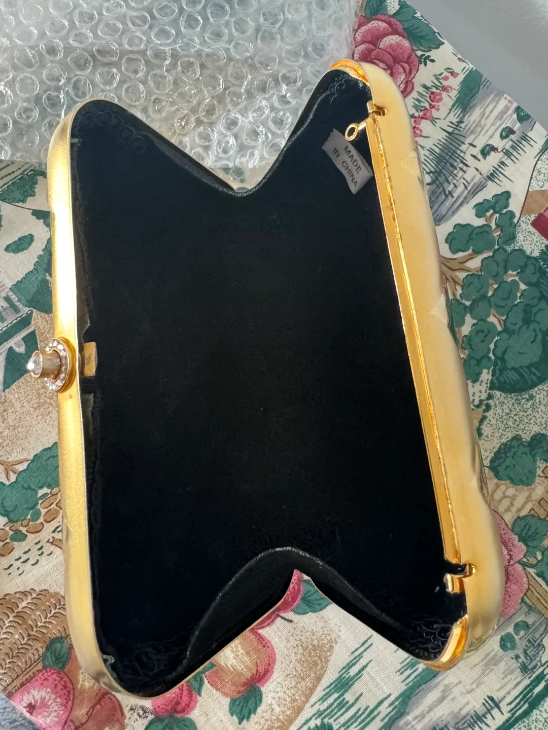 Gold Woven Clutch image indicator(4)