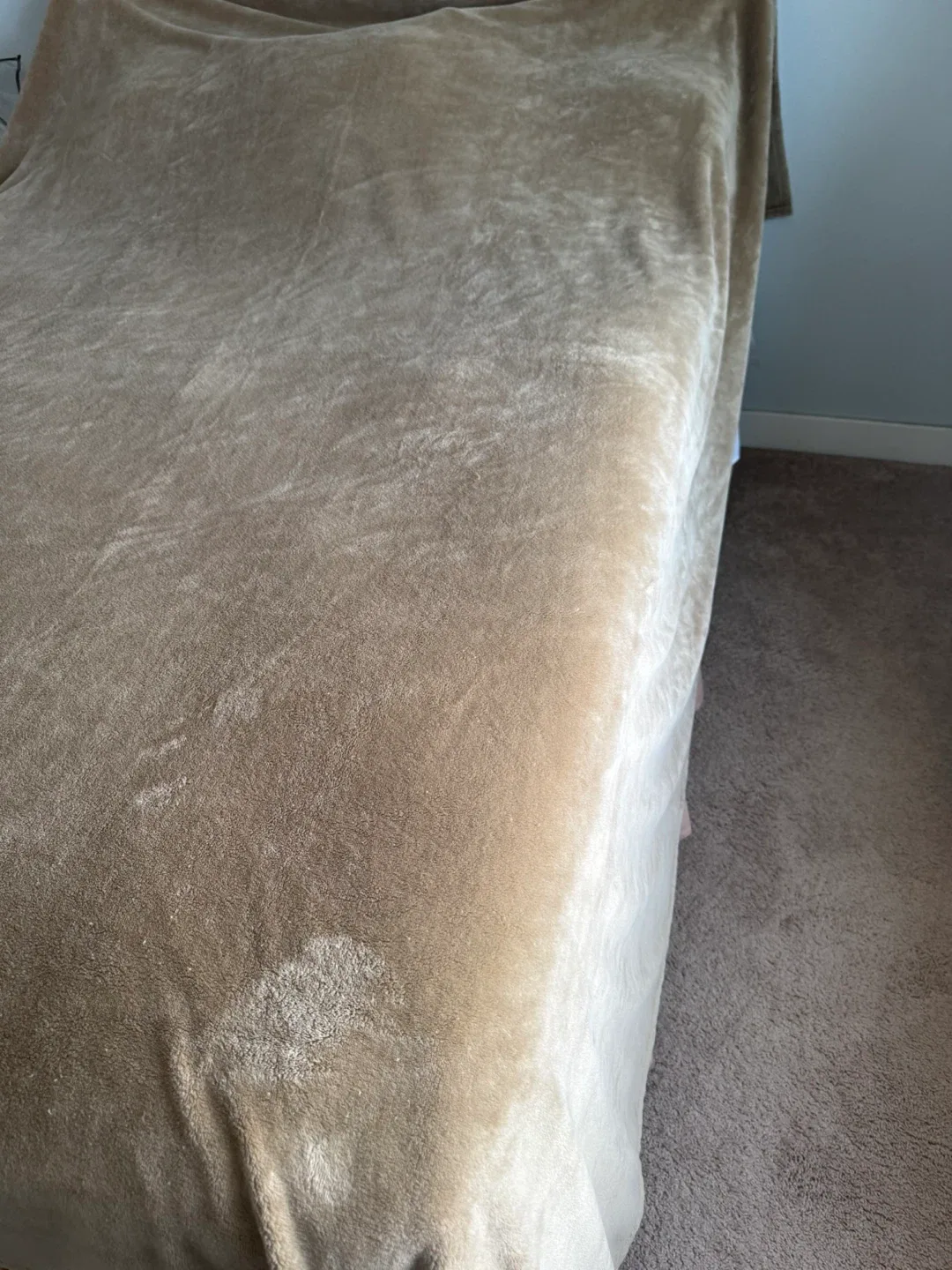 Beige Plush Blanket image indicator(3)