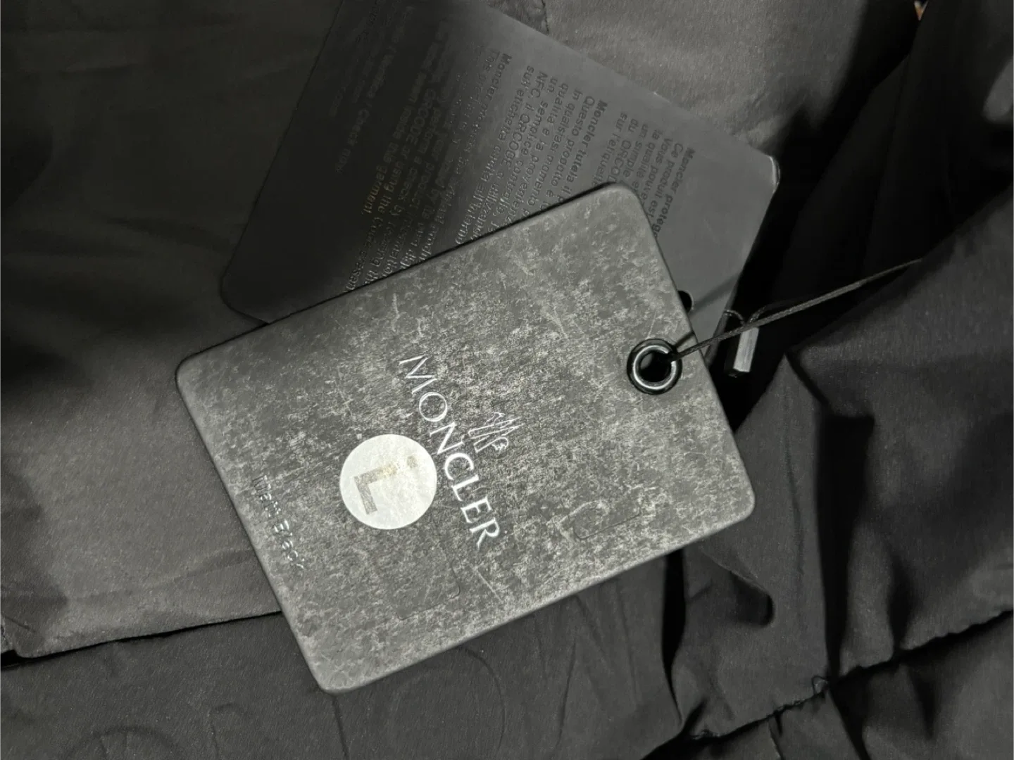 Moncler Black Padded Down Jacket - Size L image indicator(5)