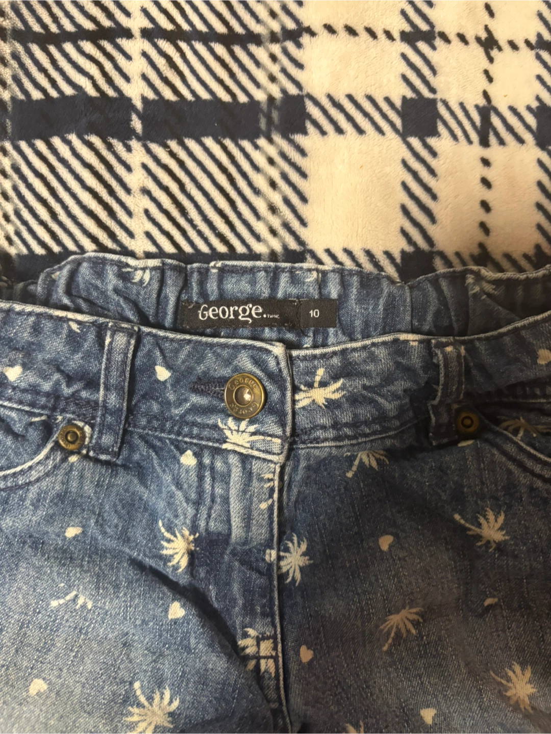 George Denim Shorts - Size 10 - photo 2