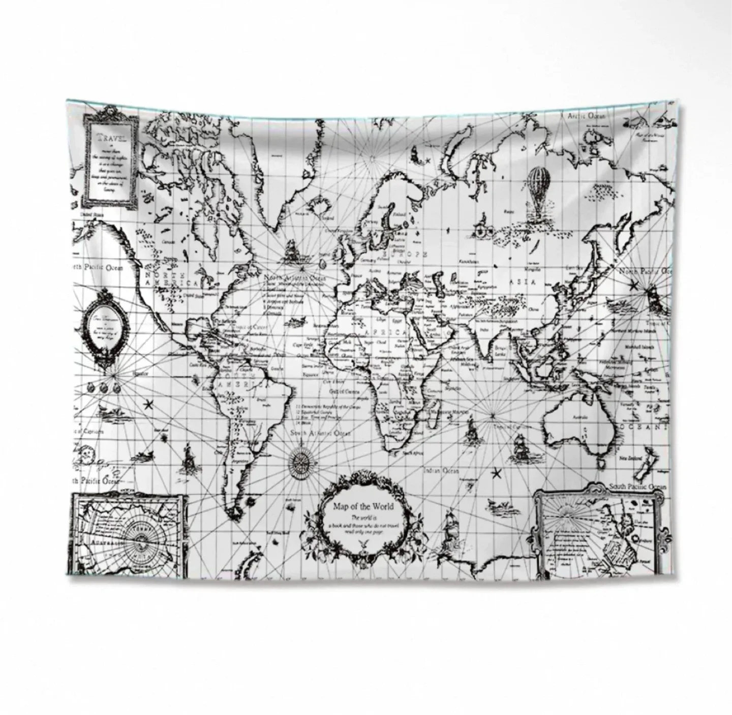 World Map Tapestry - Wall Hanging image indicator(2)