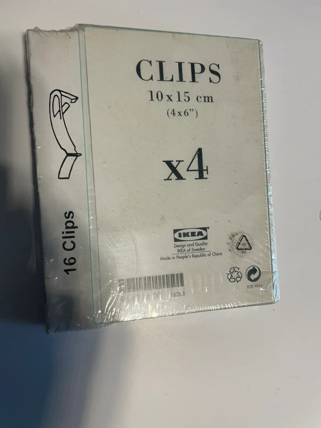 40 IKEA Clips 10x15cm (4x6") Picture Frame Hangers - New image indicator(4)
