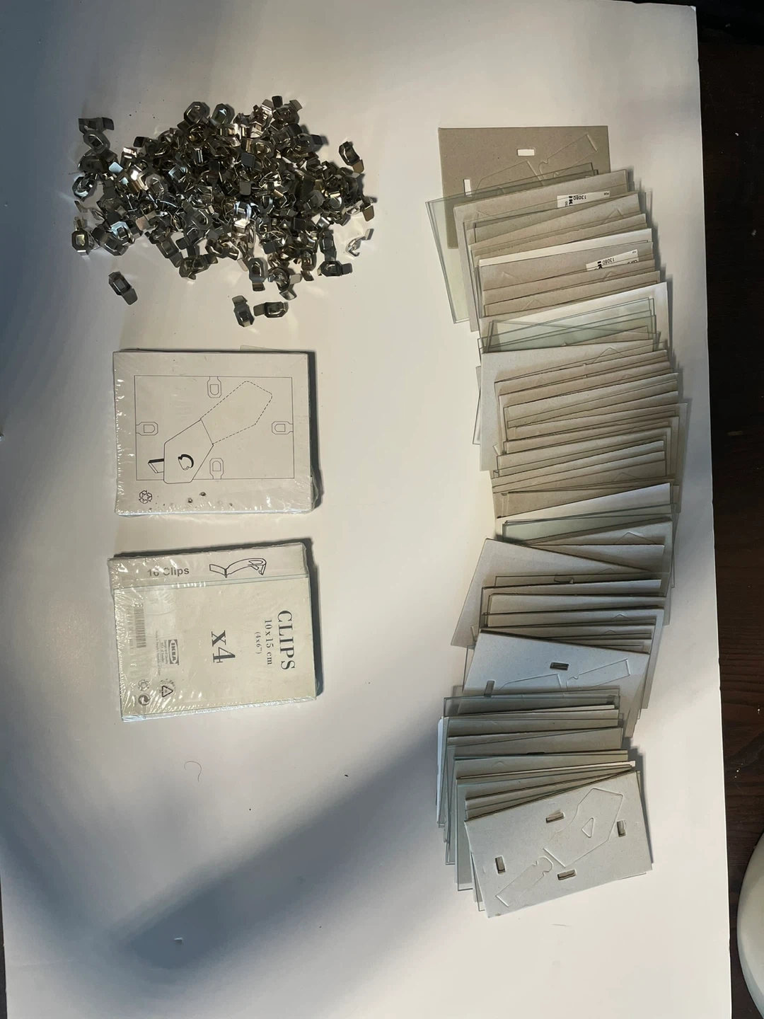 40 IKEA Clips 10x15cm (4x6") Picture Frame Hangers - New