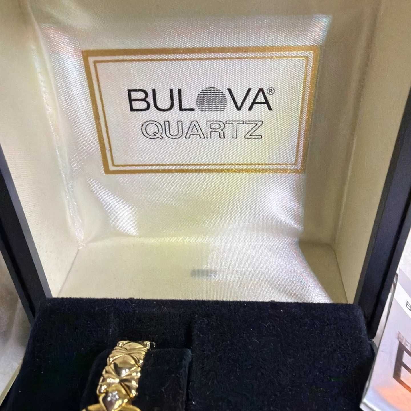 Bulova Quartz Gold Women's Watch with Box - photo 4