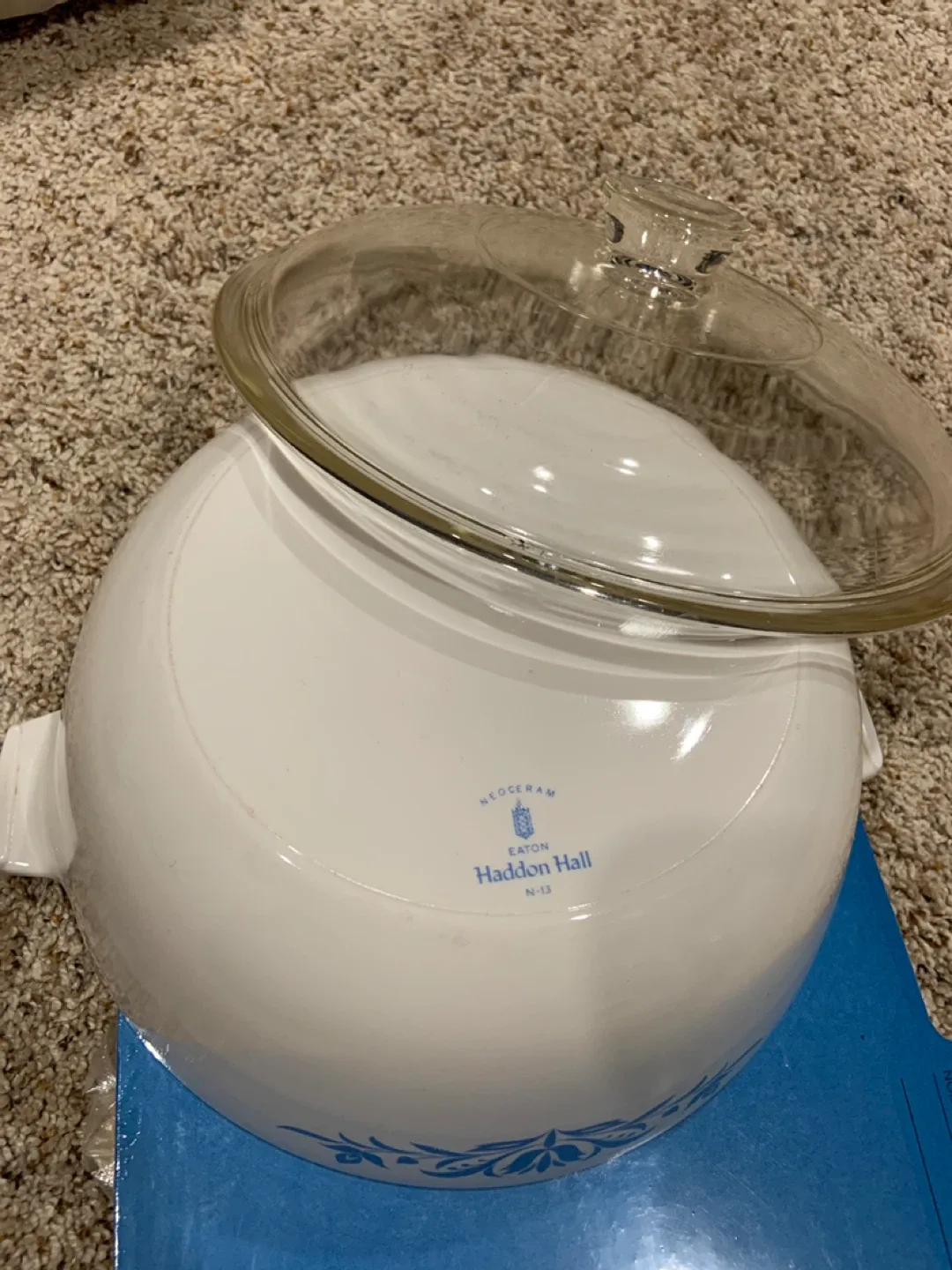 Vintage Haddon Hall Neoceram Casserole Dish image indicator(3)