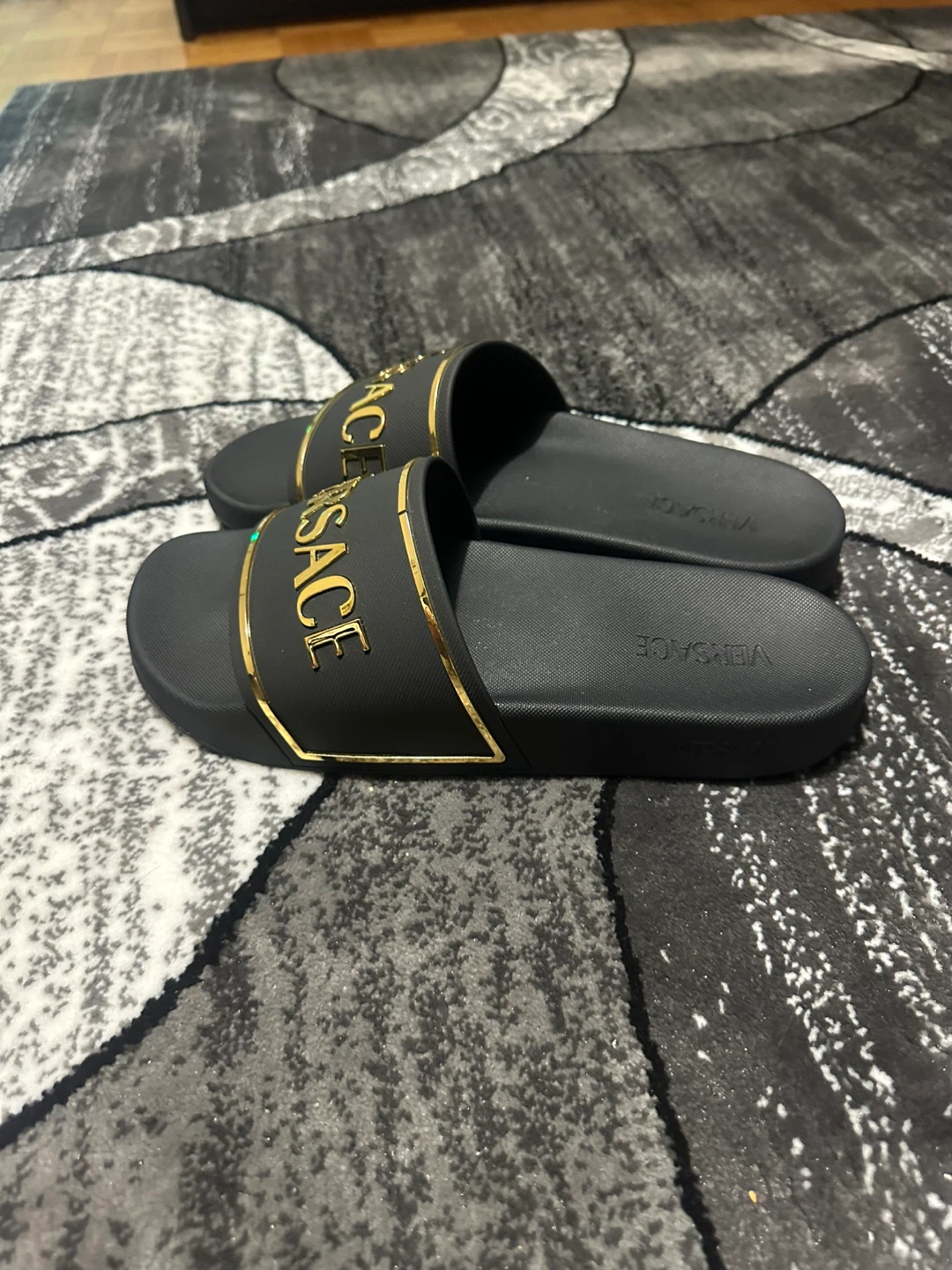 Versace Black Slides - photo 4