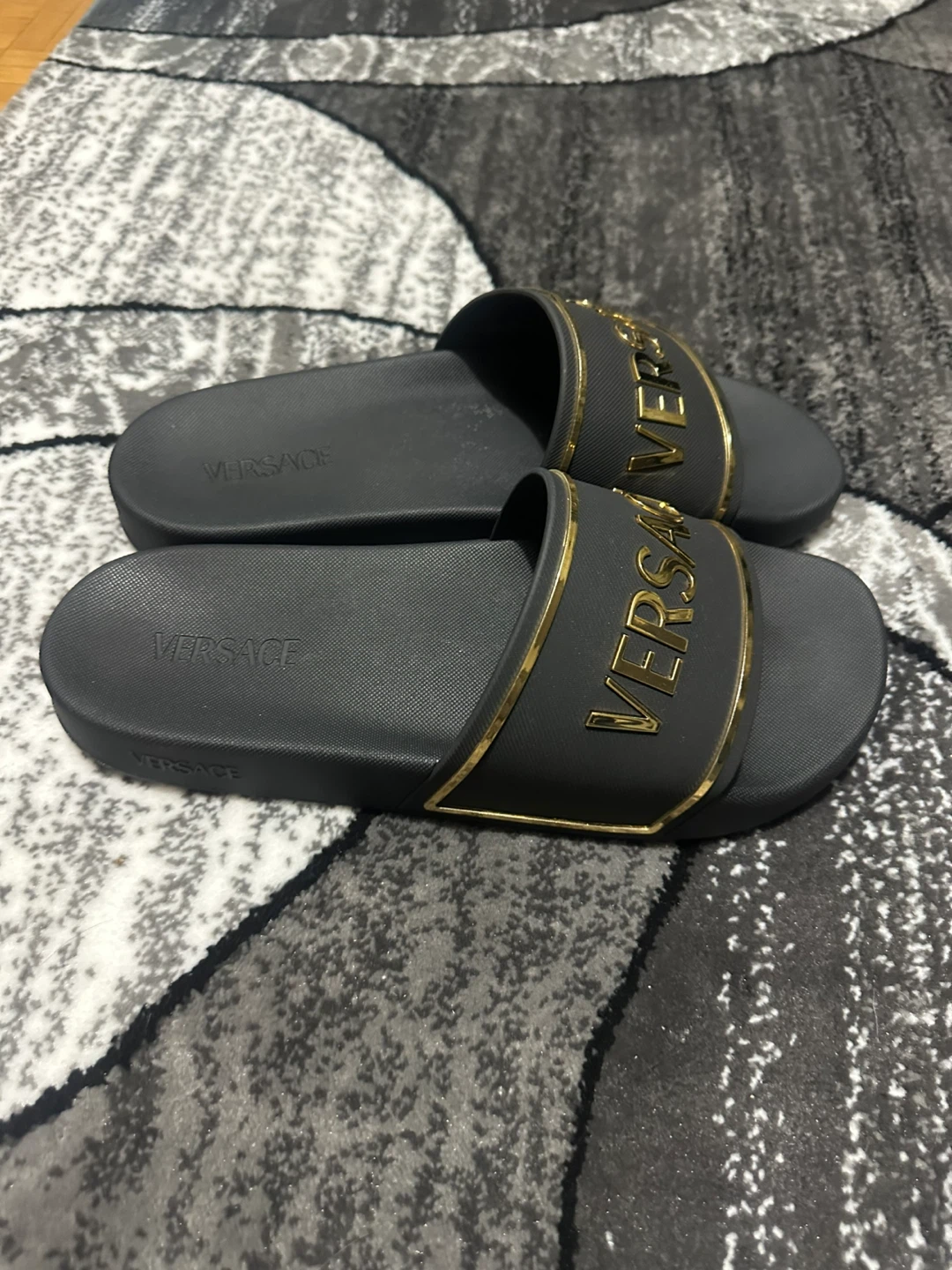 Versace Black Slides - photo 2