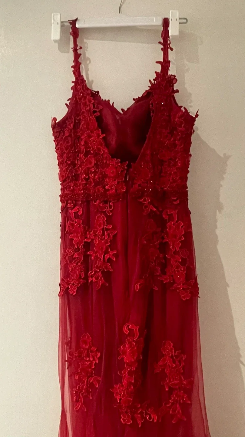 Red Formal Gown image indicator(3)