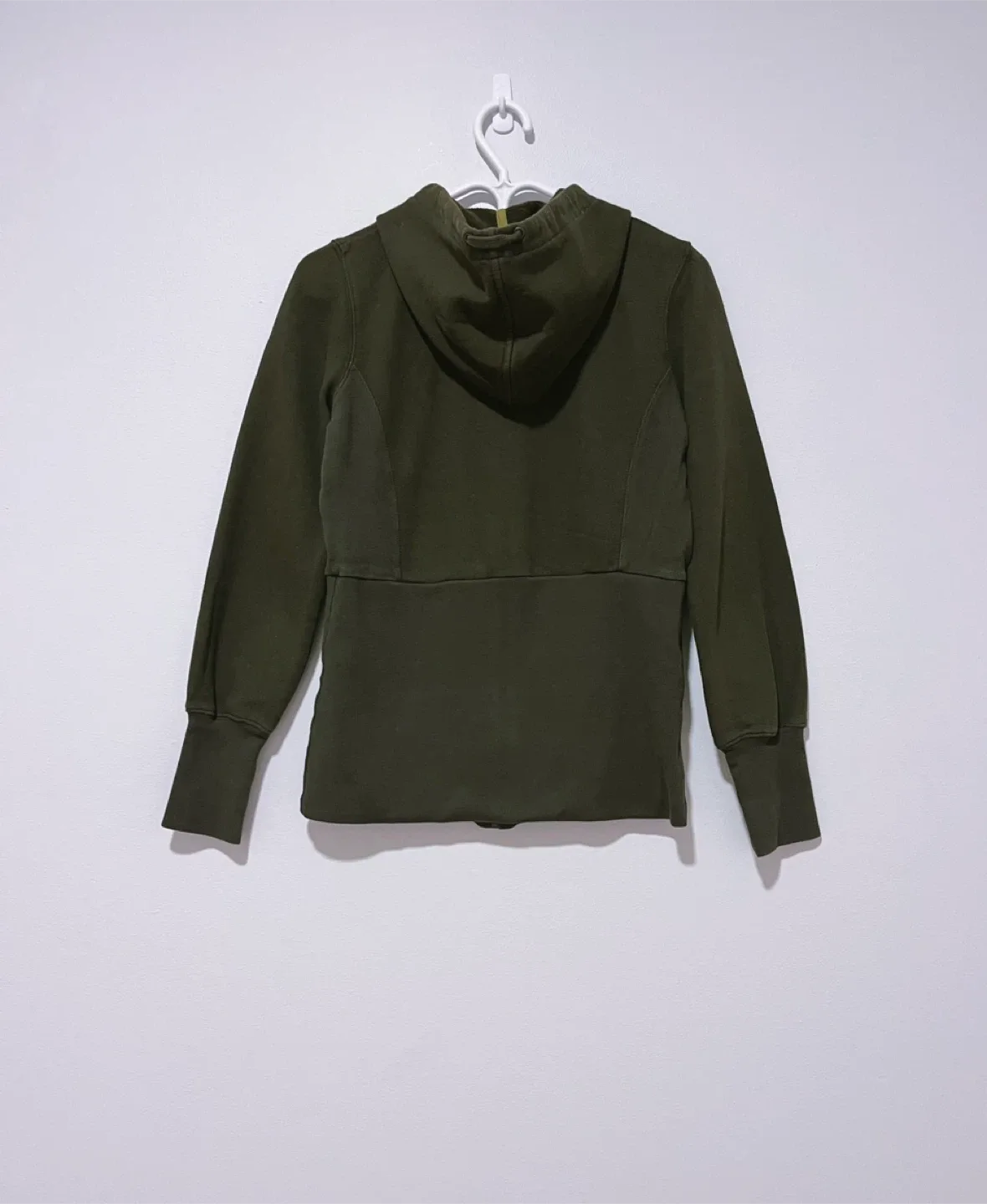 Joe Fresh Olive Green Zip-Up Hoodie - Size M image indicator(2)