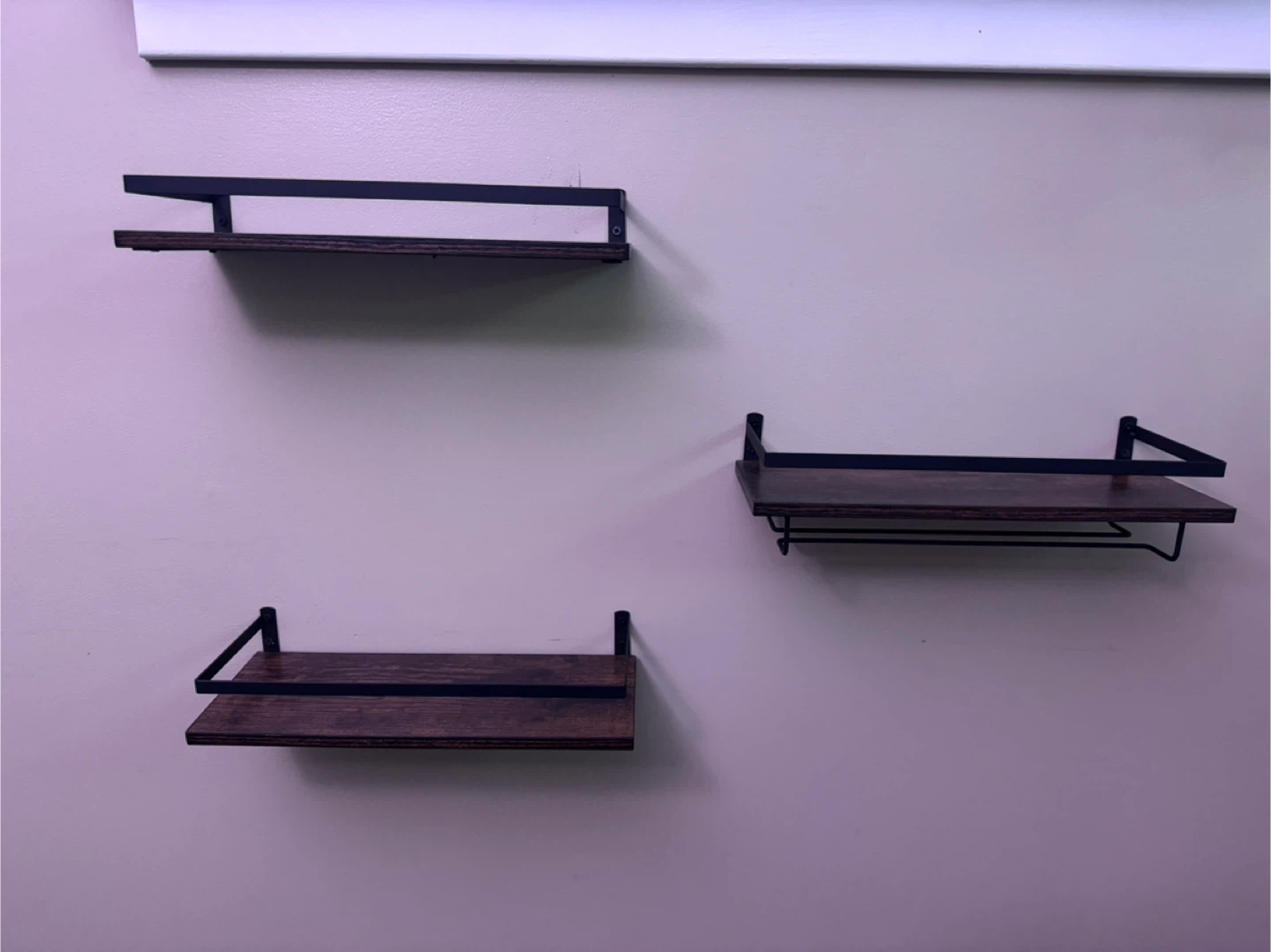 Industrial Floating Shelves - Set of 3 - photo 2