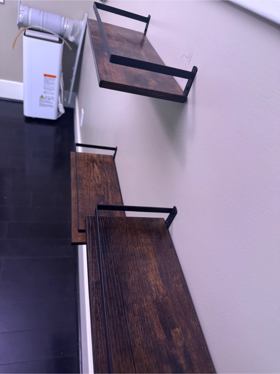 Industrial Floating Shelves - Set of 3 - photo 3