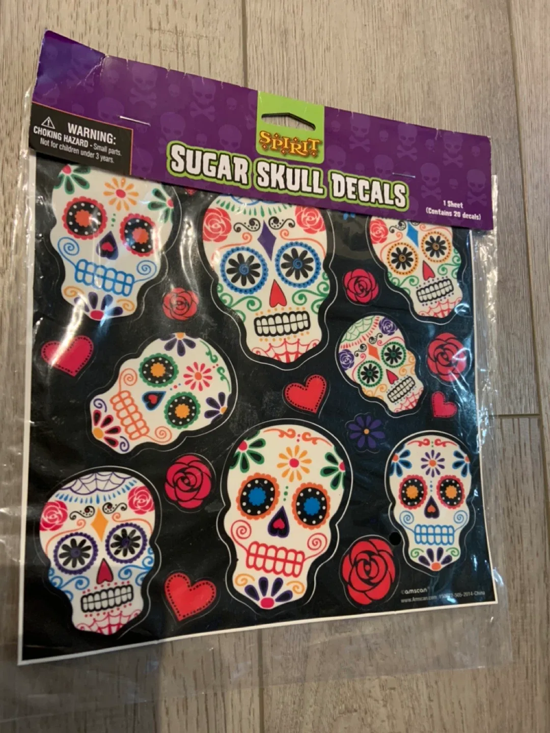 Spirit Sugar Skull Decals - 20 Decals