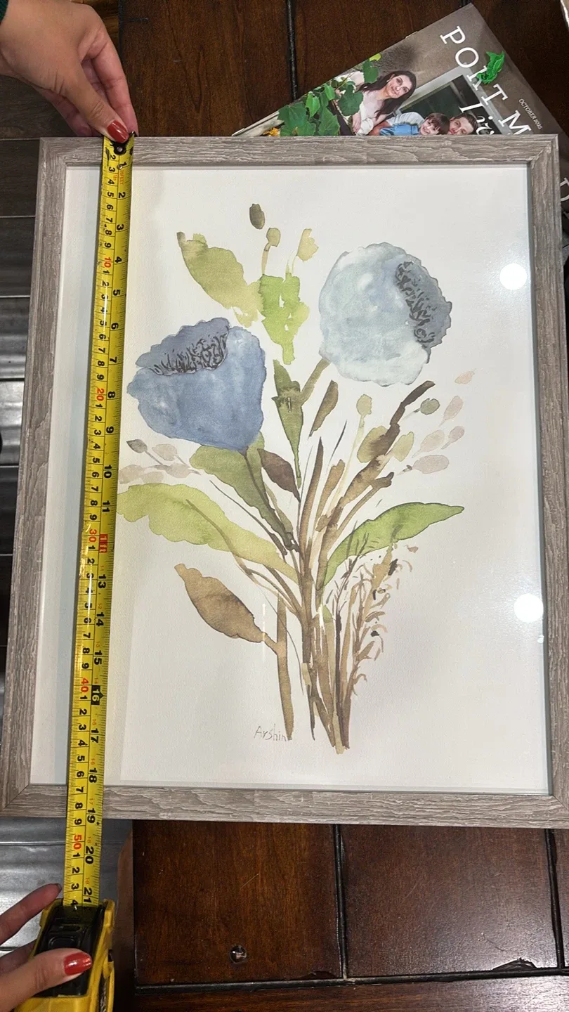 Framed Floral Watercolor Painting image indicator(2)