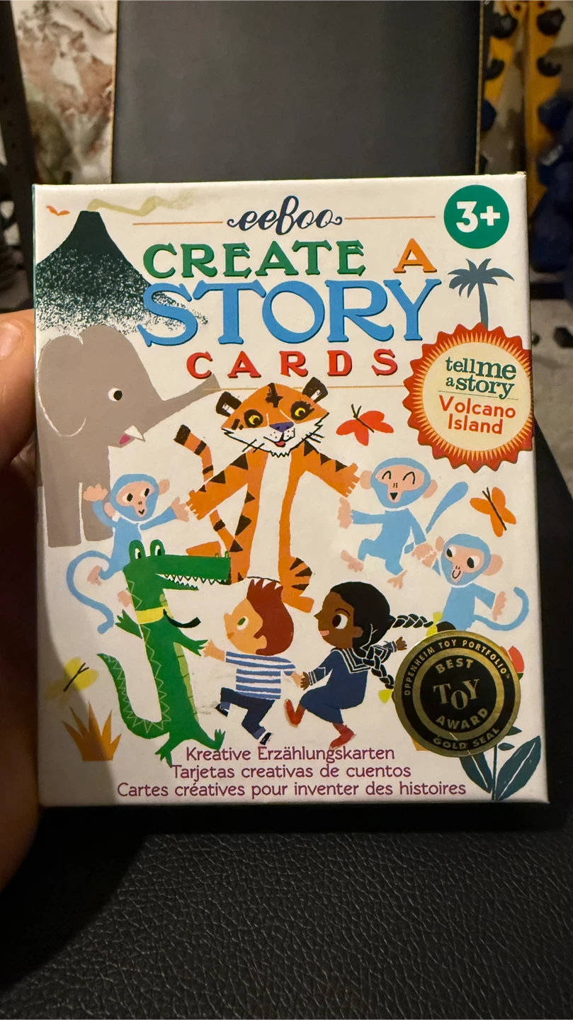eeBoo Volcano Island Create a Story Cards - Kids 3+ - photo 4