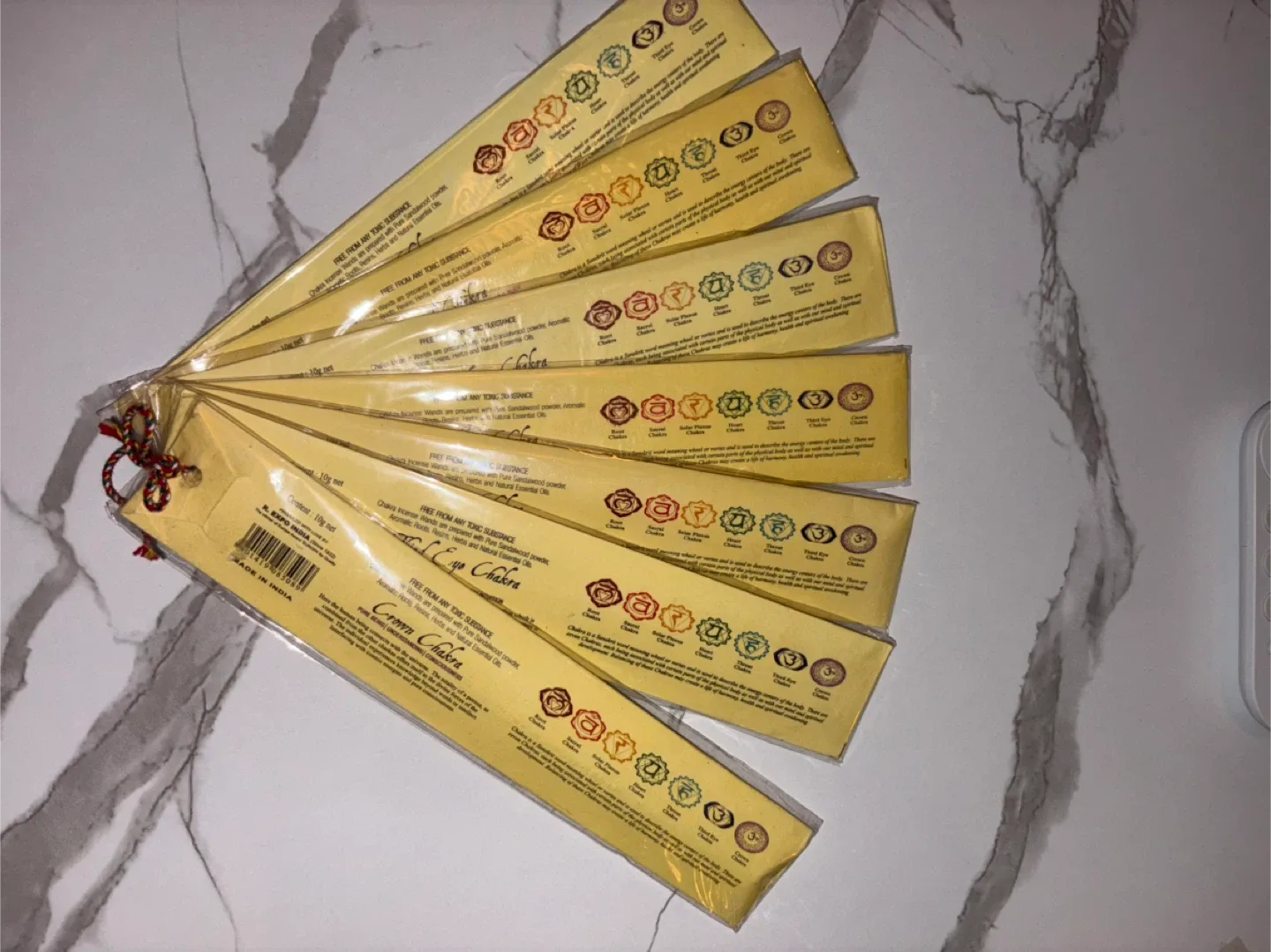 7 Chakra Incense Wands Collection image indicator(2)