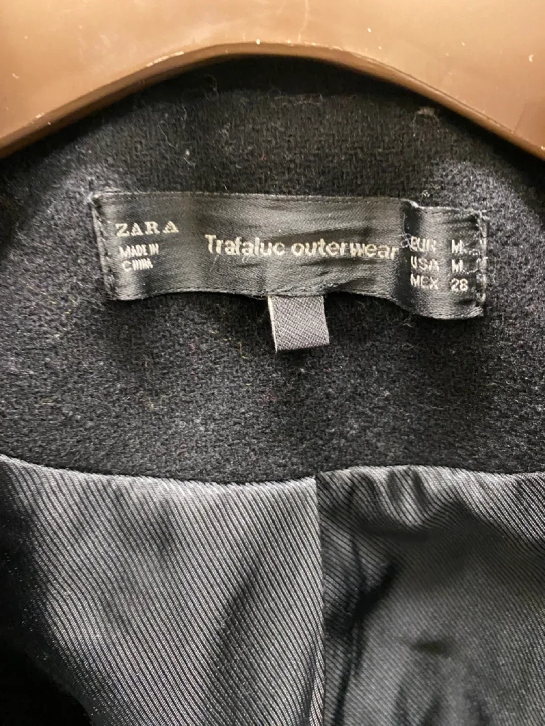 Zara Trafaluc Outerwear Wool-Blend Coat - M image indicator(3)