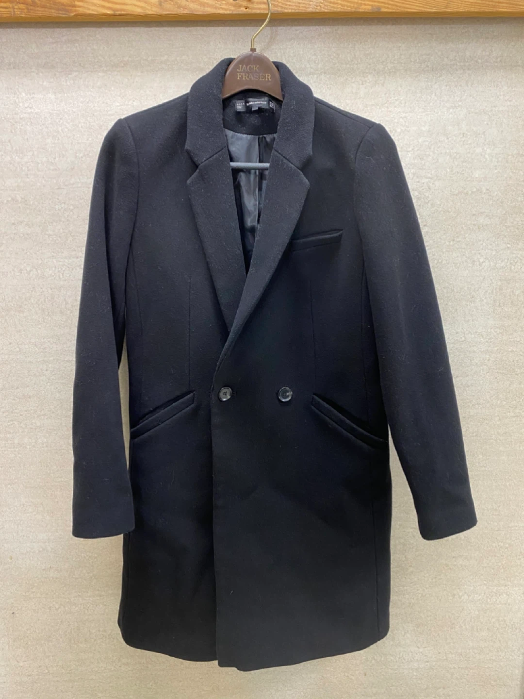 Zara Trafaluc Outerwear Wool-Blend Coat - M