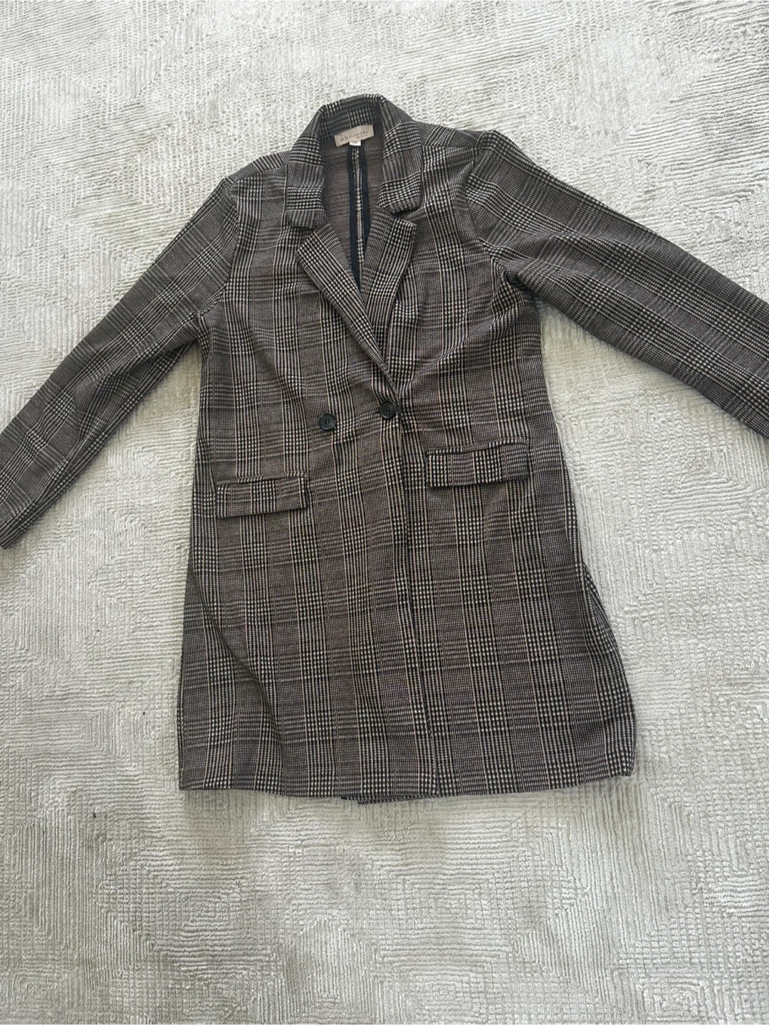 Philosophy Plaid Blazer Jacket - Size L - photo 2