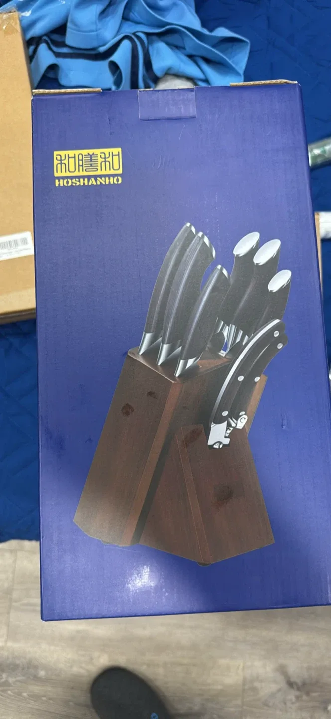 HOSHANHO Knife Set with Block