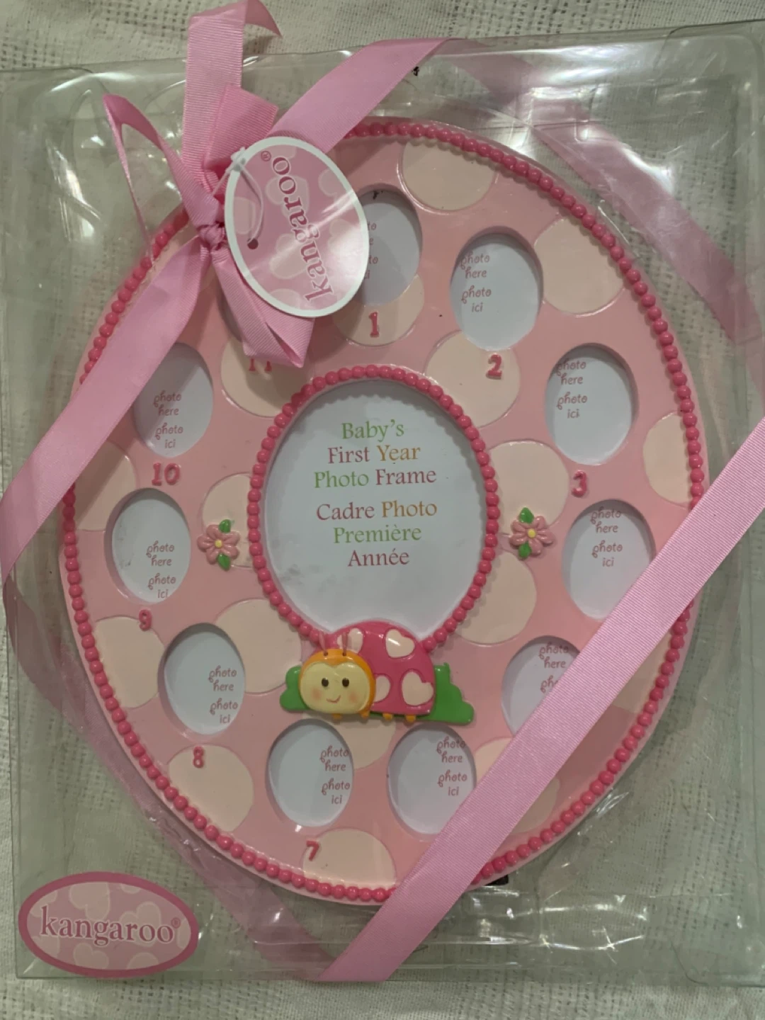 Kangaroo Baby's First Year Photo Frame - New