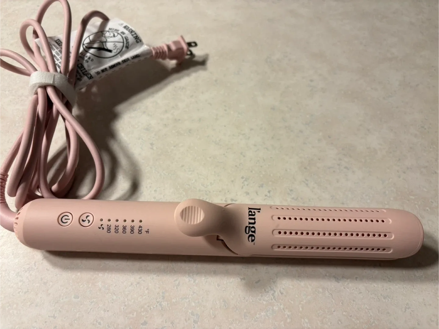 L'ange Le Styliste Hair Straightener - Pink image indicator(2)