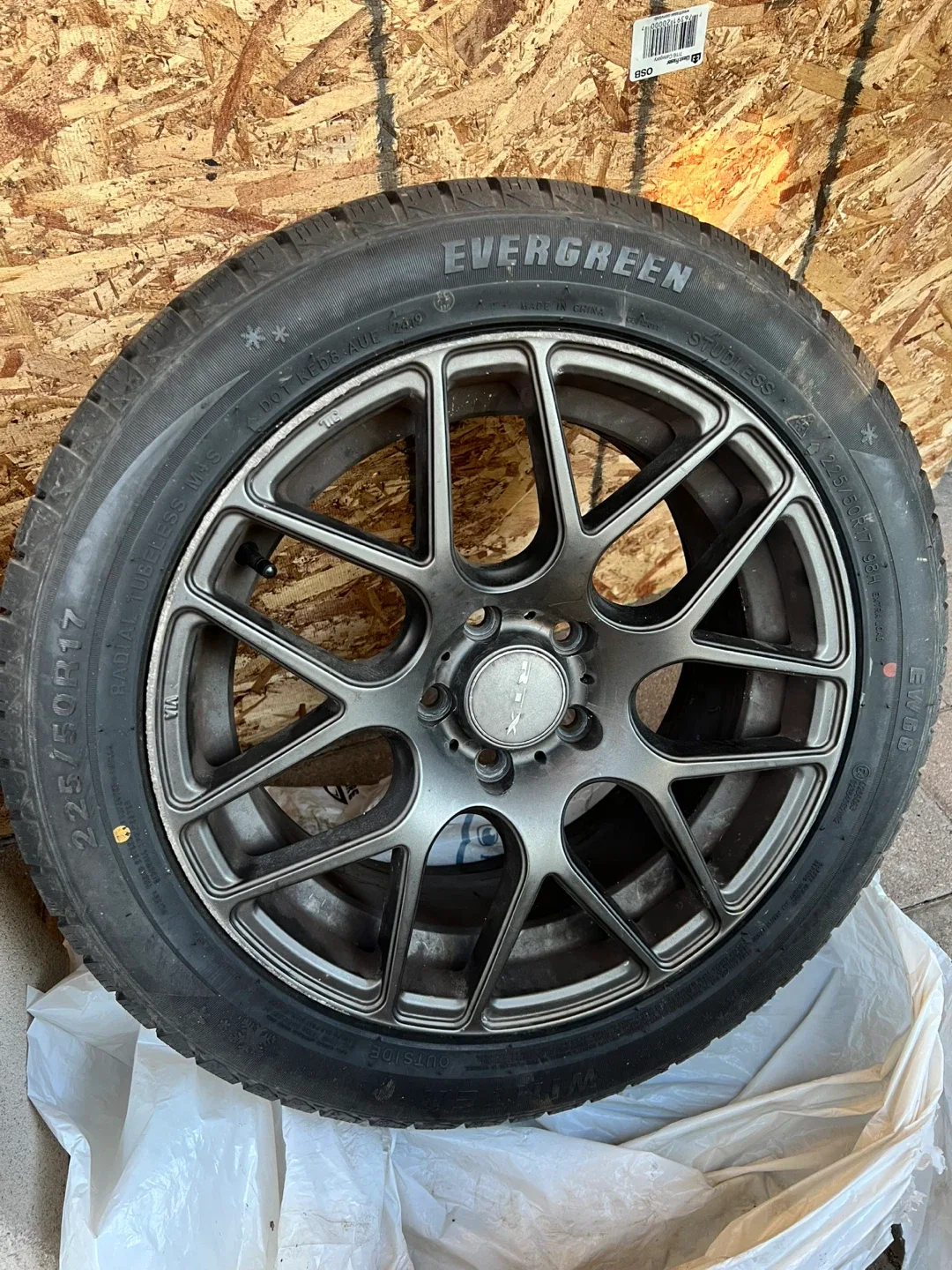 RTX Wheel with Evergreen Winter Tire 225/50R17 image indicator(9)