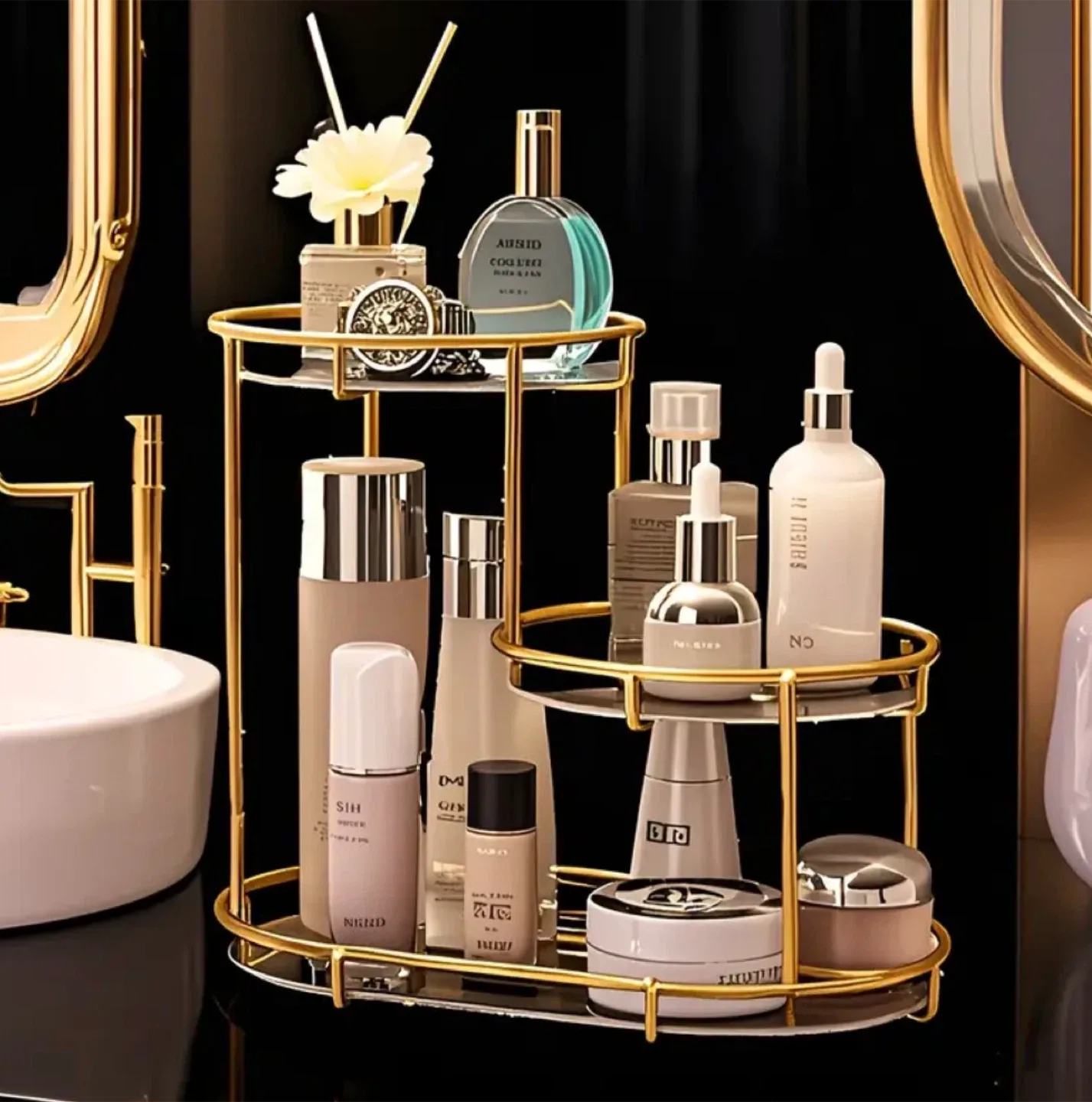 3 layers Cosmetics Organizer (Brand new in box)