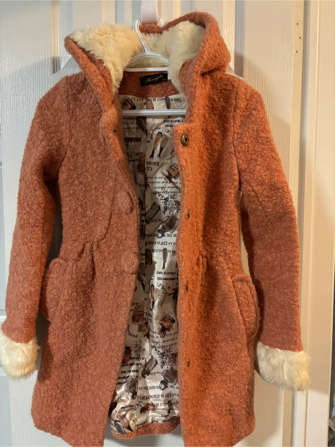 Meeqie Hooded Coat - Size M