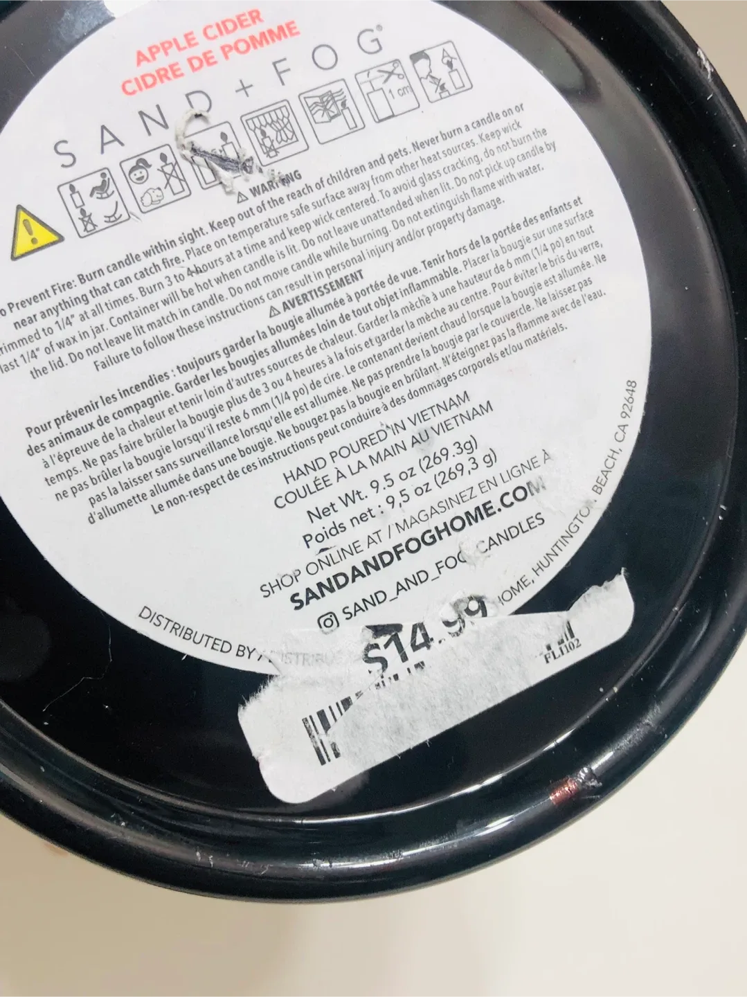 Sand + Fog Apple Cider Candle & Golden Hand Soap From Homesense image indicator(4)