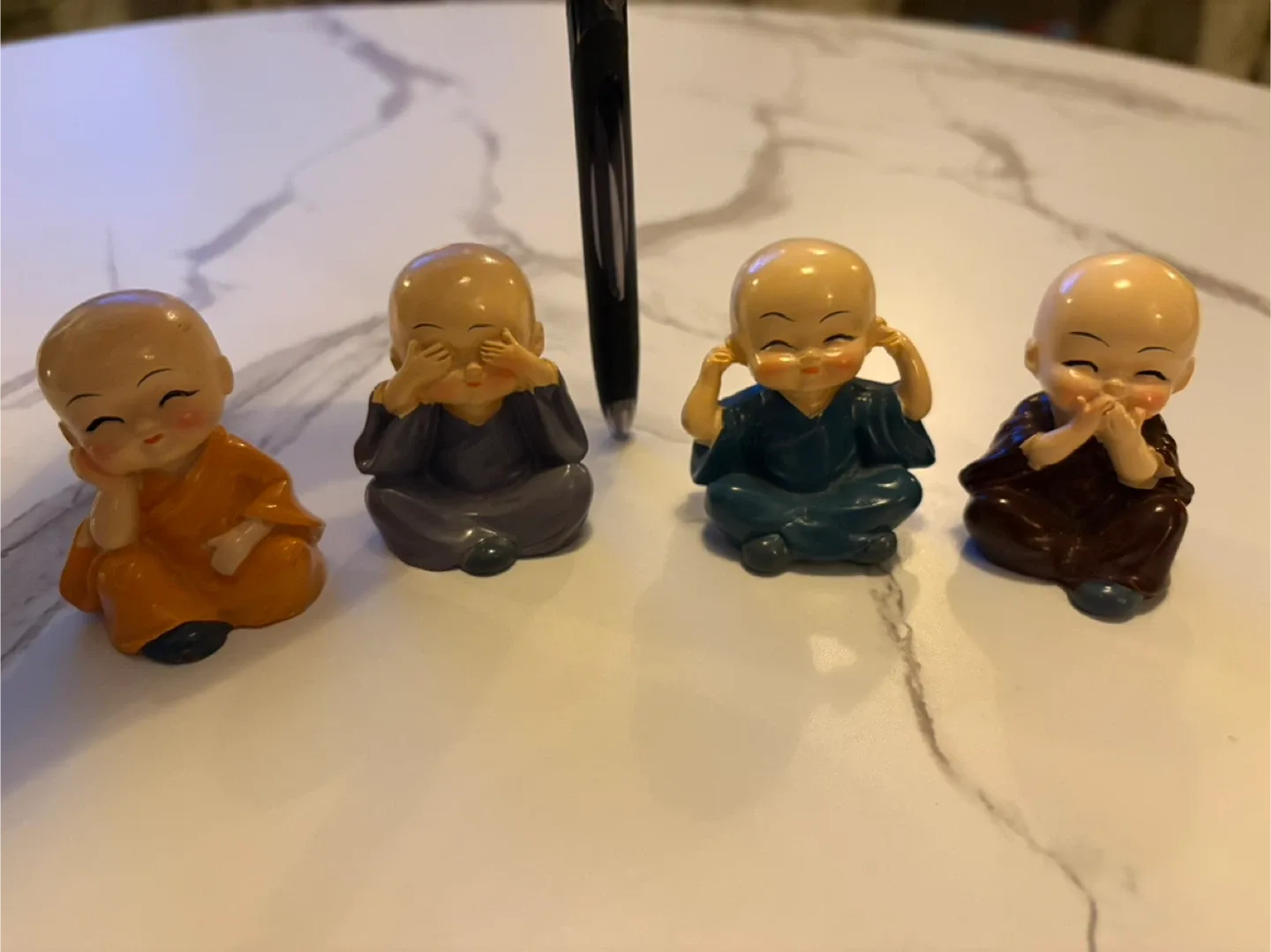 Four Monk Figurines thumbnail