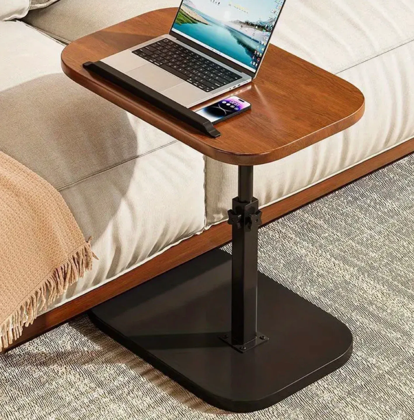 Adjustable Height Side Table - Brand new in box