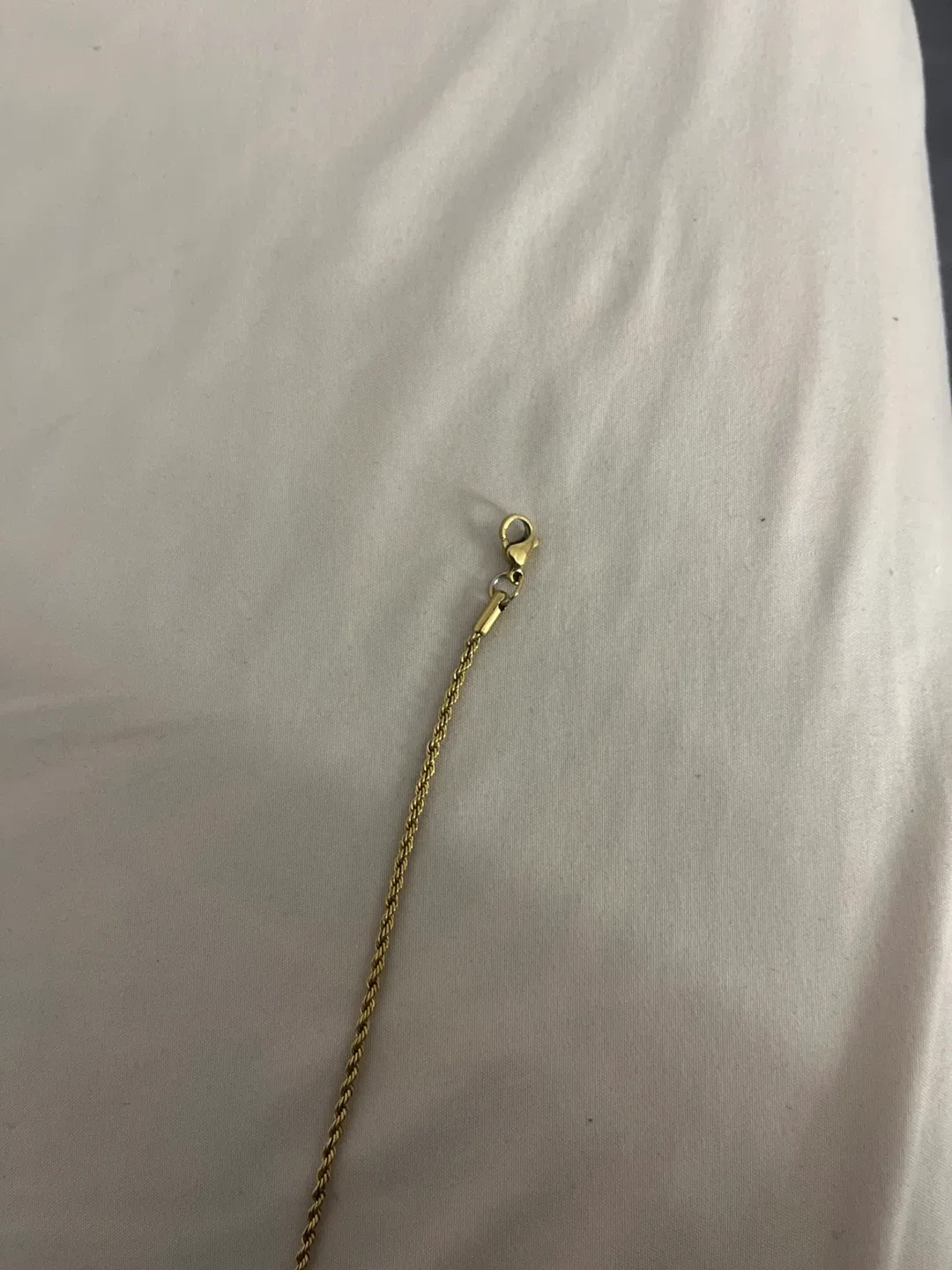 3mm rope 14k yellow gold chain image indicator(3)