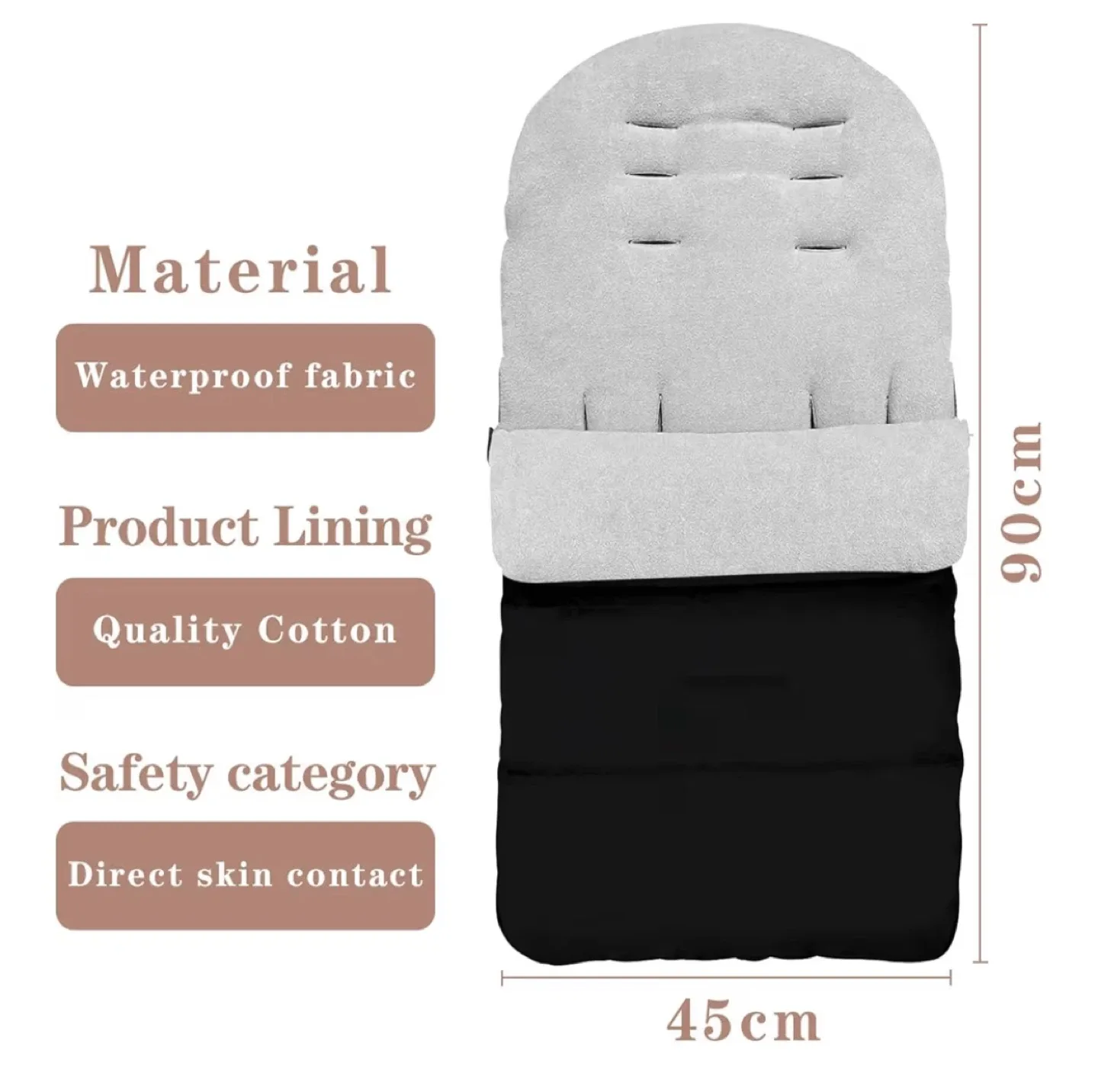 Pram Footmat - Keep Warm & Waterproof image indicator(3)