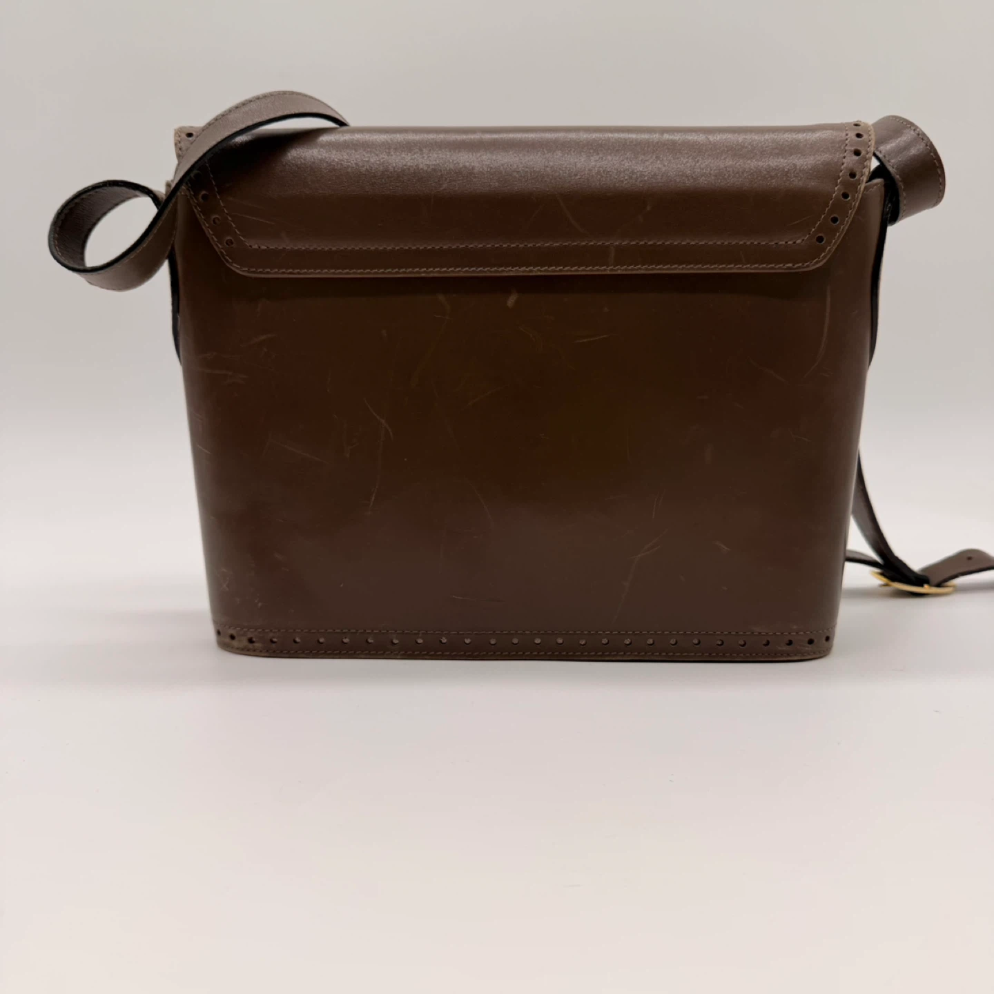Salvatore Ferragamo Brown Leather Crossbody Bag - photo 4